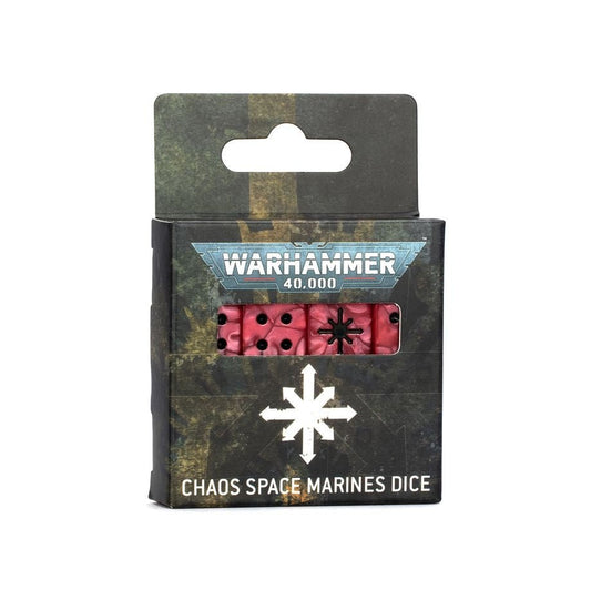 Warhammer 40K: Chaos Space Marines Dice - Collector Store LLC