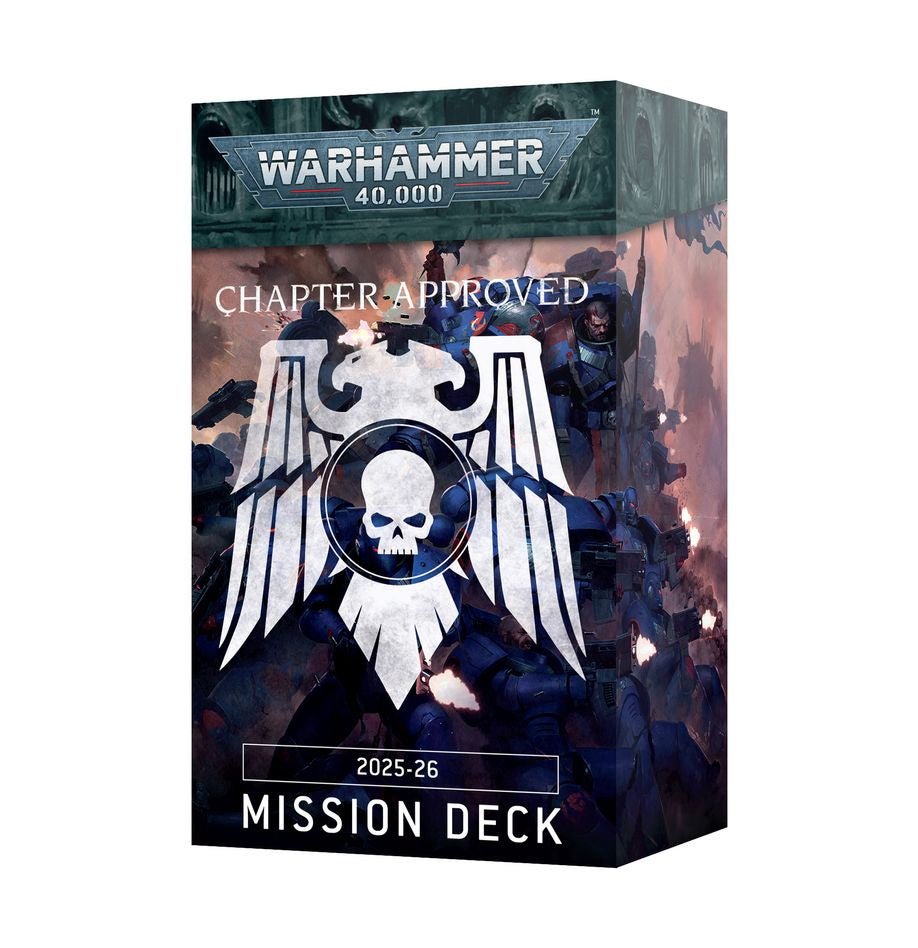 Warhammer 40K: Chapter Approved 2025 - 26 Mission Deck*Expected Release Date 6 - 7 - 2025* - Collector Store LLC