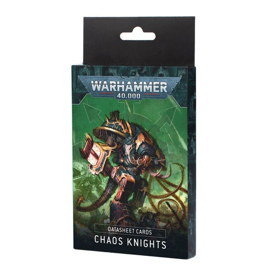 Warhammer 40K: Datasheet Cards - Chaos Knights(Releases 6 - 21 - 25) - Collector Store LLC