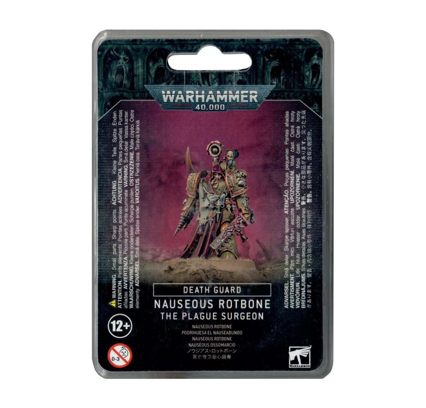 Warhammer 40K: Death Guard - Nauseous Rotbone the Plague Surgeon - Collector Store LLC