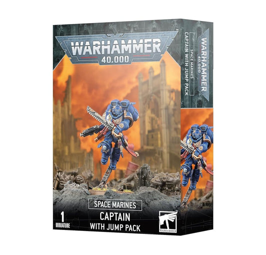 Warhammer 40K: Space Marines - Captain with Jump Pack - Collector Store LLC