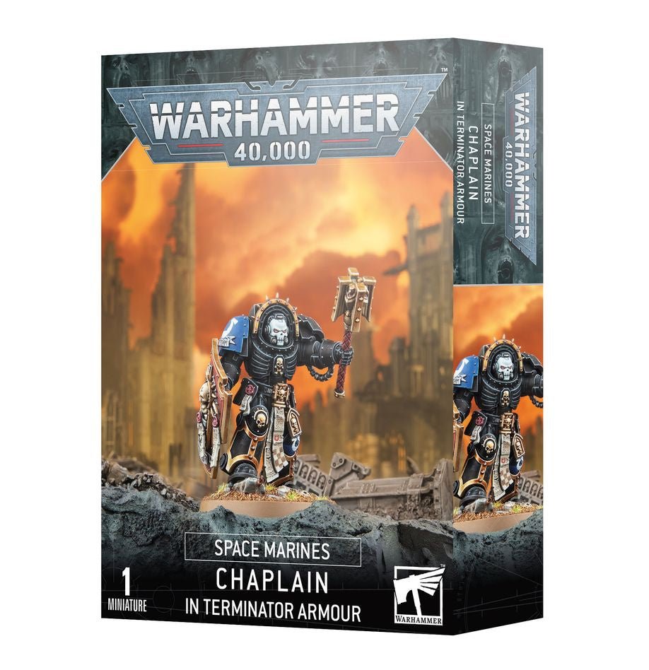 Warhammer 40K: Space Marines - Chaplain in Terminator Armour - Collector Store LLC