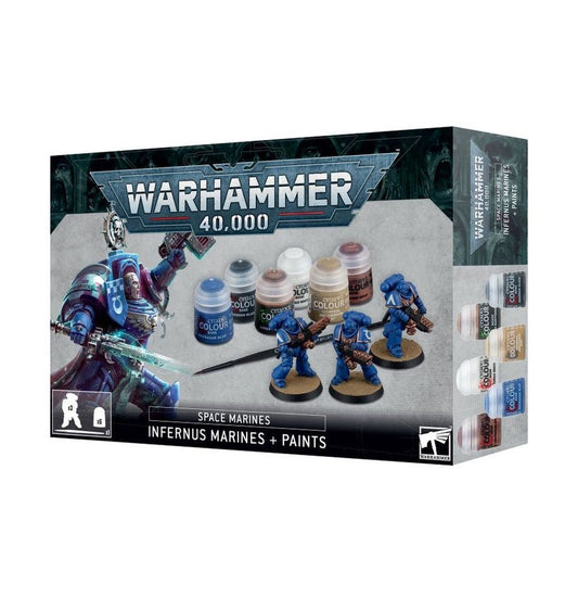 Warhammer 40K: Space Marines - Infernus Marines + Paints - Collector Store LLC