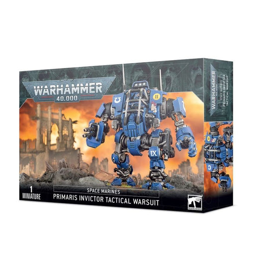 Warhammer 40K: Space Marines - Primaris Invictor Tactical Warsuit - Collector Store LLC