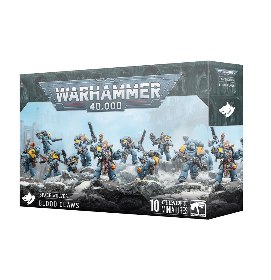 Warhammer 40K: Space Wolves - Blood Claws(Releases 7 - 12 - 25) - Collector Store LLC