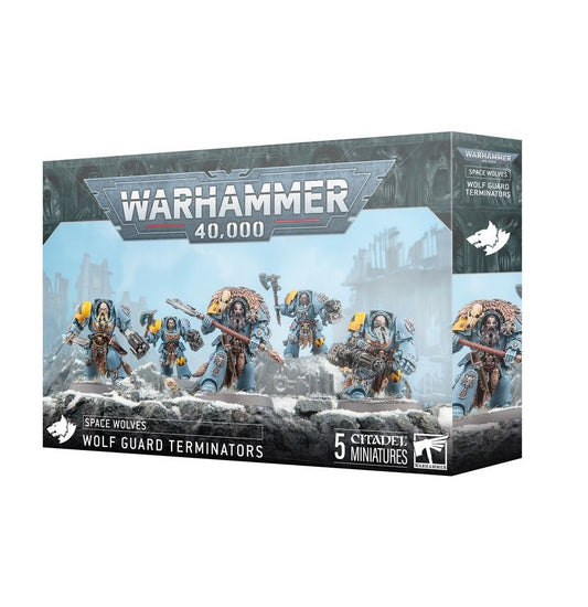 Warhammer 40K: Space Wolves - Wolf Guard Terminators(Releases 7 - 12 - 25) - Collector Store LLC