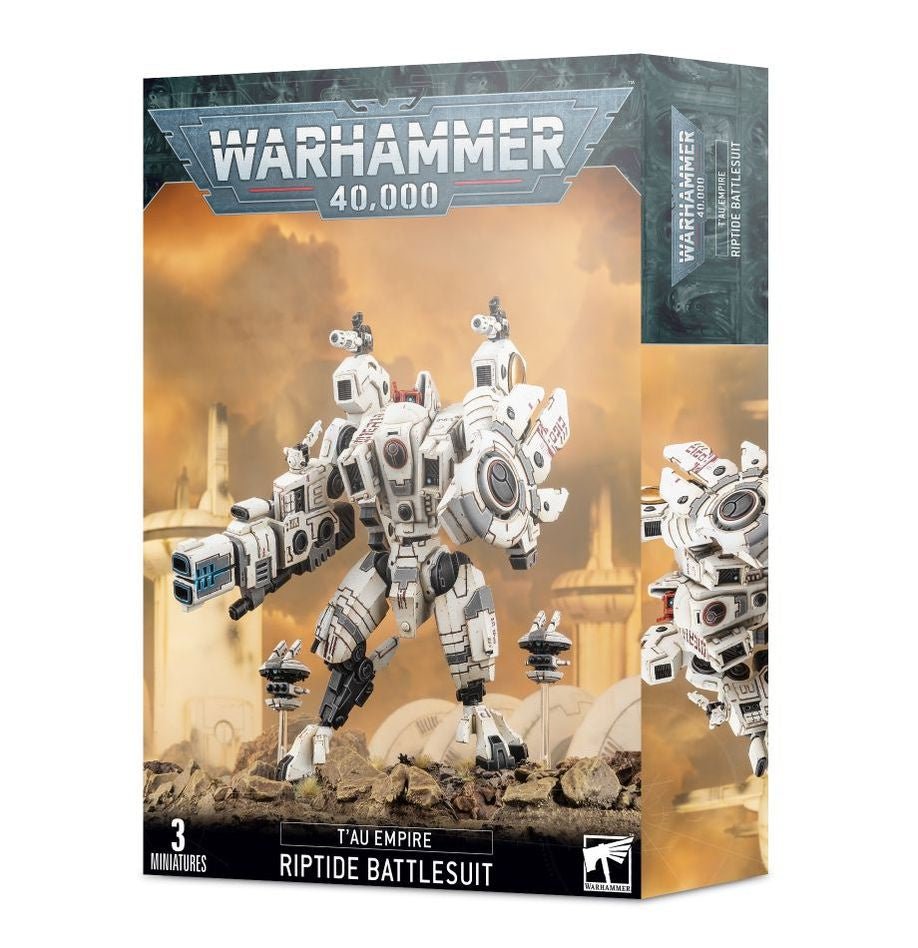 Warhammer 40K: T'au Empire - XV104 Riptide Battlesuit - Collector Store LLC