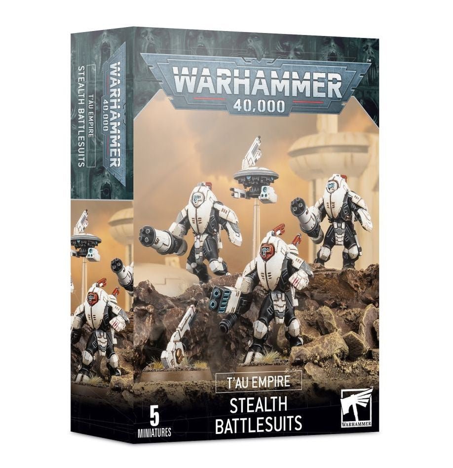 Warhammer 40K: T'au Empire - XV25 Stealth Battlesuits - Collector Store LLC