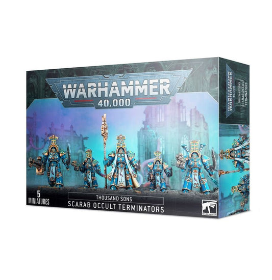 Warhammer 40K: Thousand Sons - Scarab Occult Terminators - Collector Store LLC