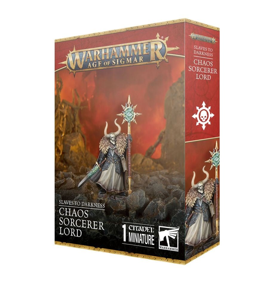 Warhammer Age of Sigmar: Slaves to Darkness - Chaos Sorcerer Lord *Expected Release Date 12 - 07 - 2024* - Collector Store LLC