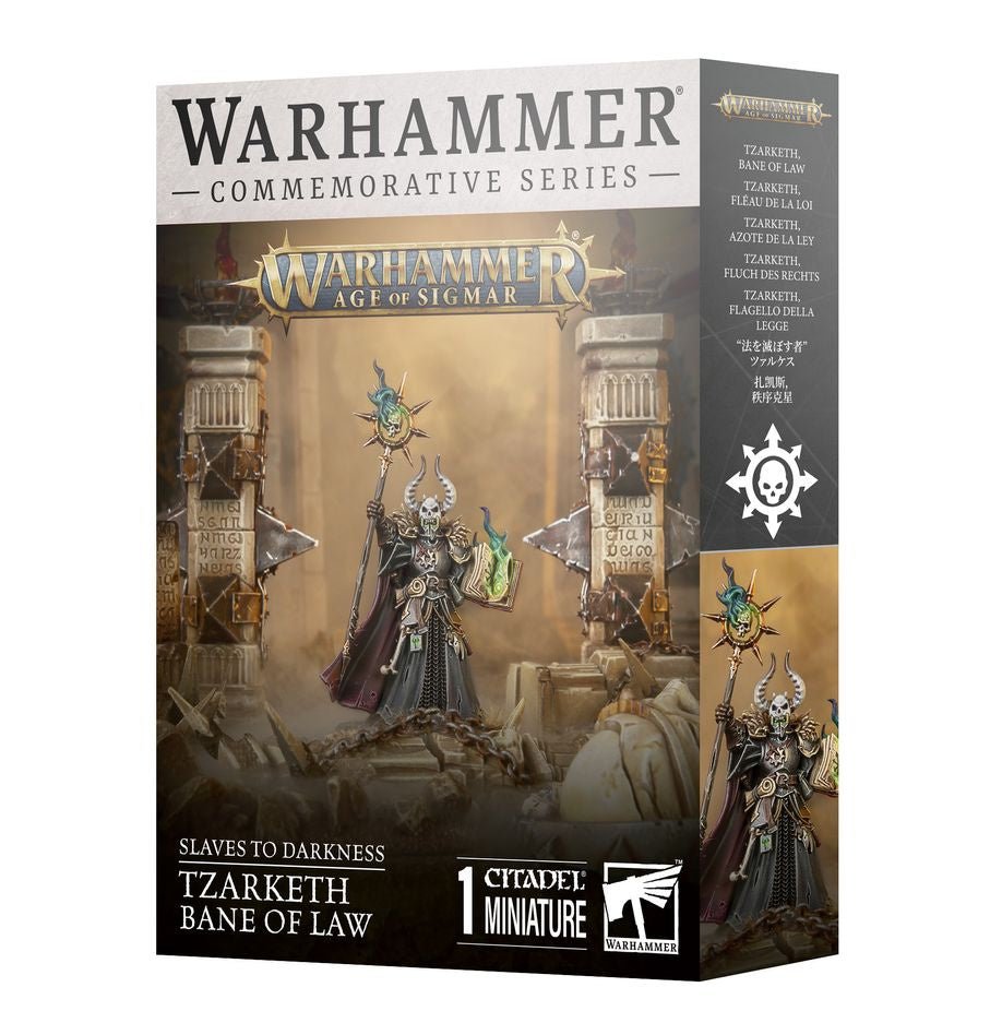 Warhammer Age of Sigmar: Slaves to Darkness - Tzarketh Bane of Law (Limited Edition) - Collector Store LLC