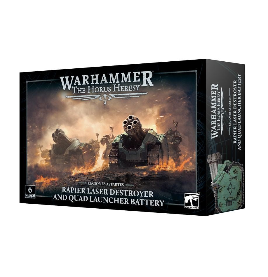 Warhammer The Horus Heresy: Legiones Astartes - Rapier Laser Destroyer and Quad Launcher Battery(Releases 6 - 28 - 25) - Collector Store LLC