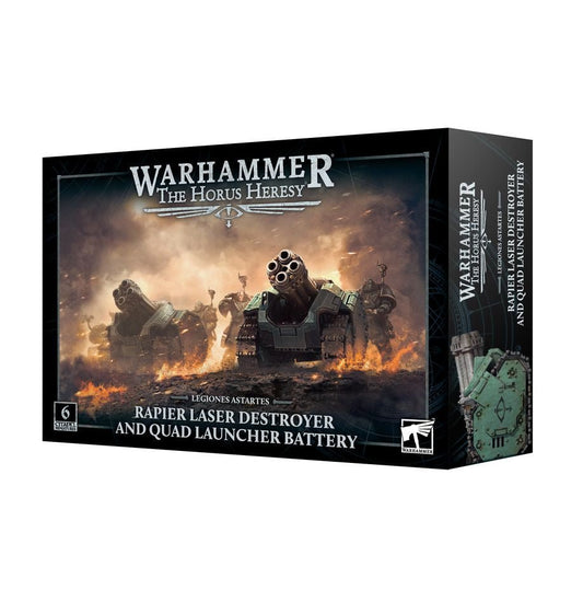 Warhammer The Horus Heresy: Legiones Astartes - Rapier Laser Destroyer and Quad Launcher Battery(Releases 6 - 28 - 25) - Collector Store LLC