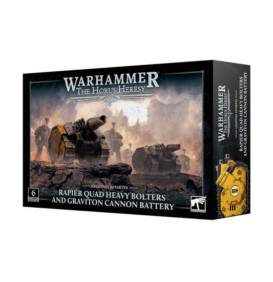 Warhammer The Horus Heresy: Legiones Astartes - Rapier Quad Heavy Bolters and Graviton Cannon Battery(Releases 6 - 28 - 25) - Collector Store LLC