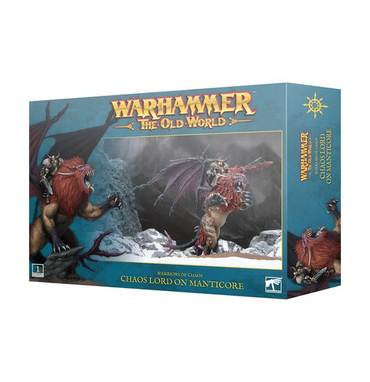 Warhammer The Old World: Warriors of Chaos - Chaos Lord on Manticore - Collector Store LLC