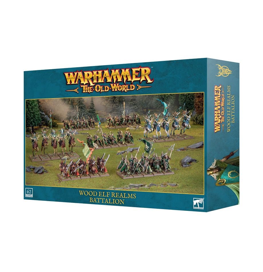 Warhammer The Old World: Wood Elf Realms Battalion - Collector Store LLC