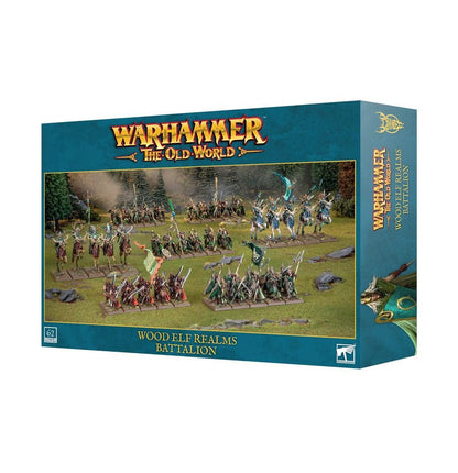 Warhammer The Old World: Wood Elf Realms Battalion - Collector Store LLC