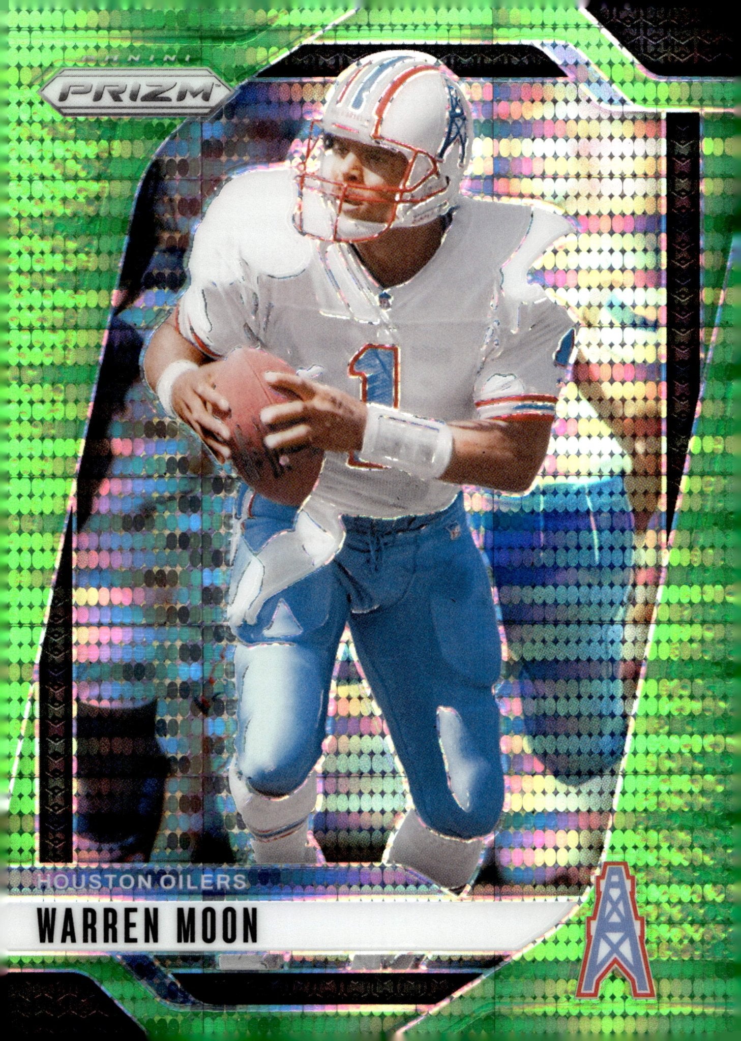 Warren Moon 2024 Panini Prizm Neon Green Pulsar Prizm #298 - Collector Store LLC