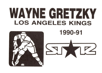 Wayne Gretzky 1990 - 91 Starz LA Kings - Collector Store LLC