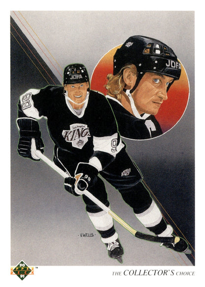 Wayne Gretzky 1990 - 91 Upper Deck The Collector's Choice #307 #1 - Collector Store LLC