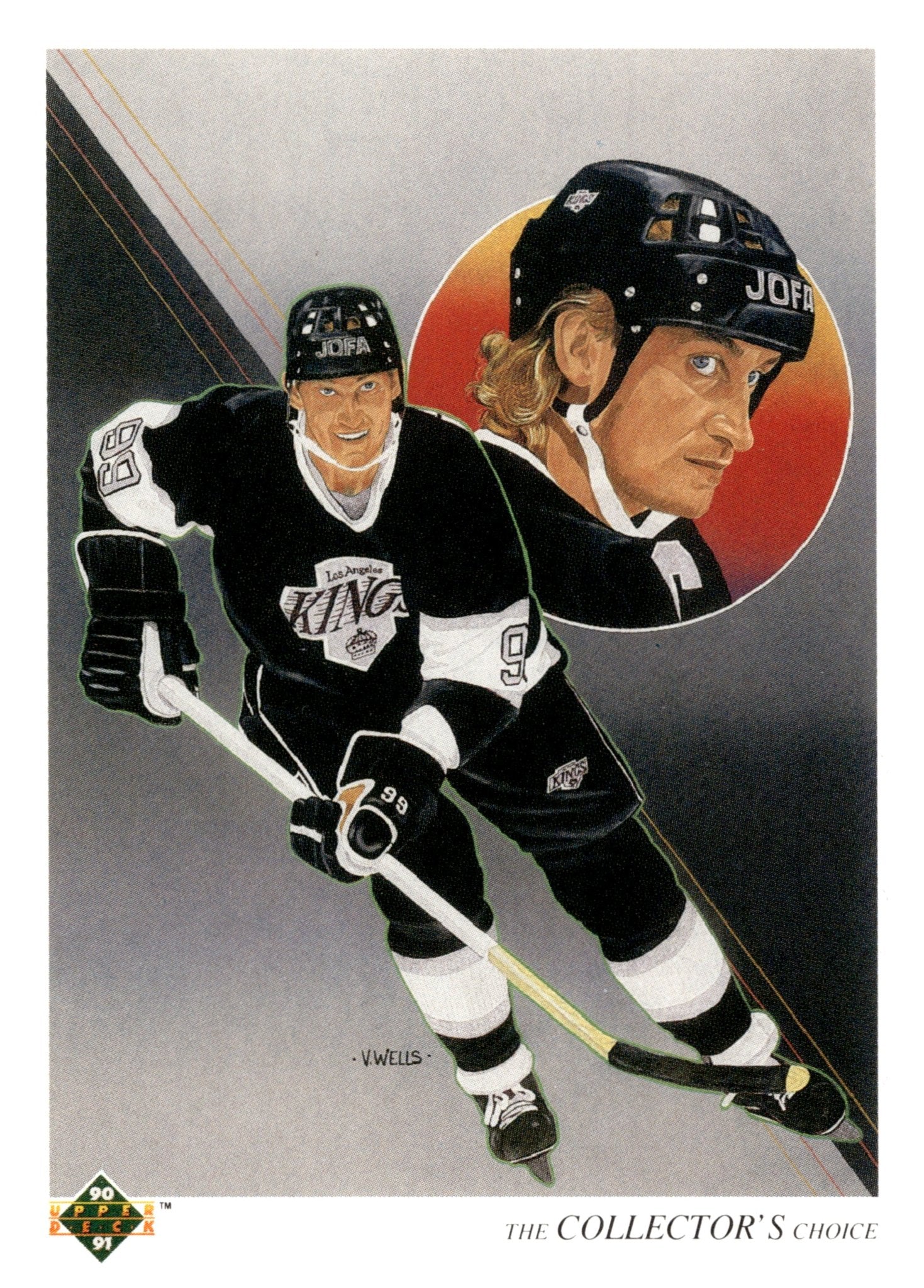 Wayne Gretzky 1990 - 91 Upper Deck The Collector's Choice #307 #2 - Collector Store LLC