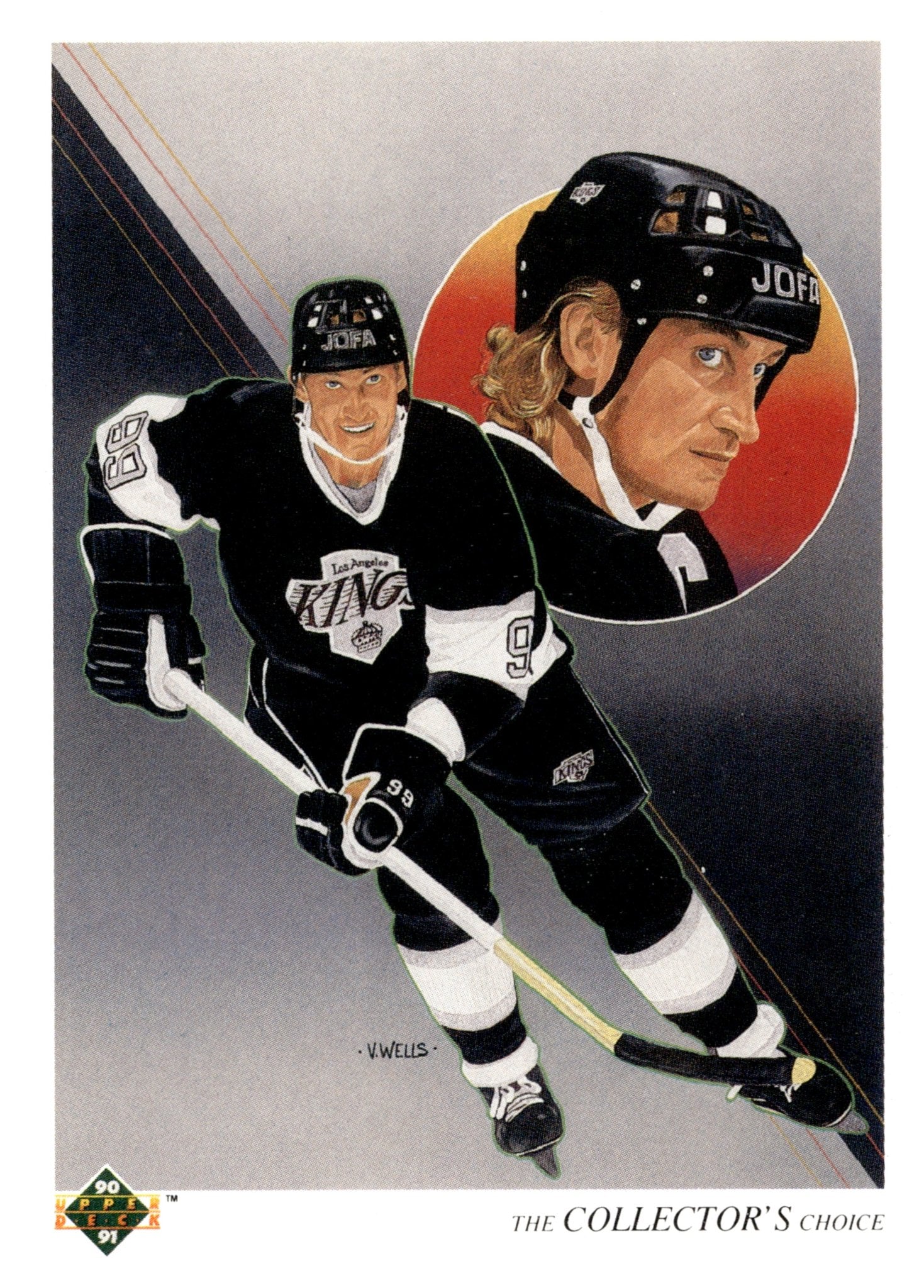 Wayne Gretzky 1990 - 91 Upper Deck The Collector's Choice #307 #3 - Collector Store LLC