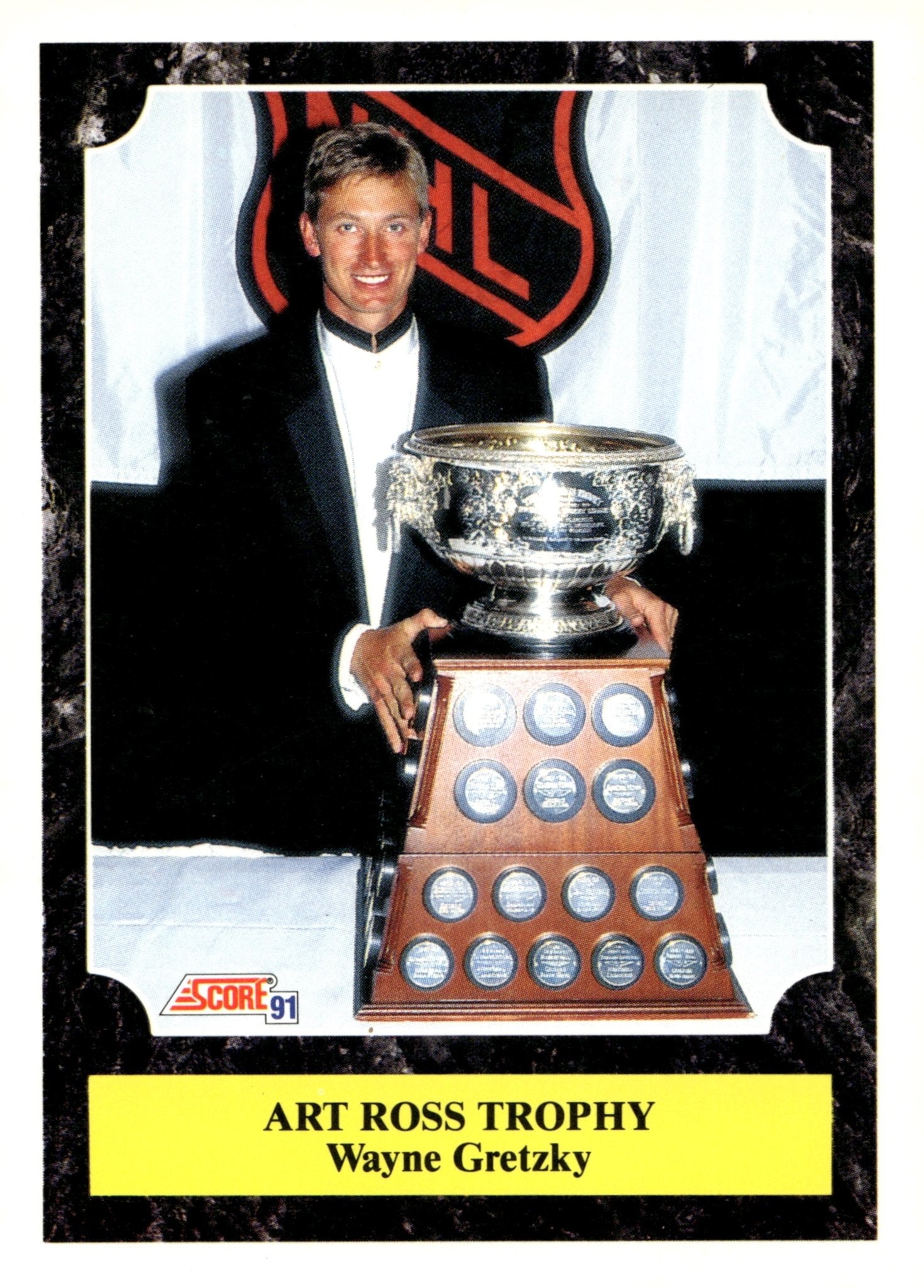 Wayne Gretzky 1991 - 92 Score Art Ross Trophy #317 - Collector Store LLC