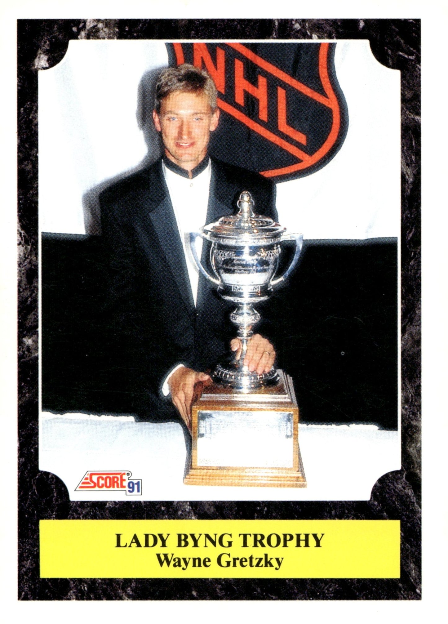 Wayne Gretzky 1991 - 92 Score Lady Byng Trophy #324 - Collector Store LLC