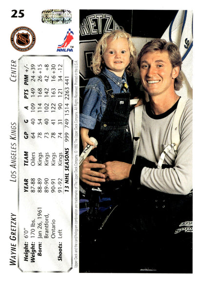 Wayne Gretzky 1992 - 93 Upper Deck #25 - Collector Store LLC