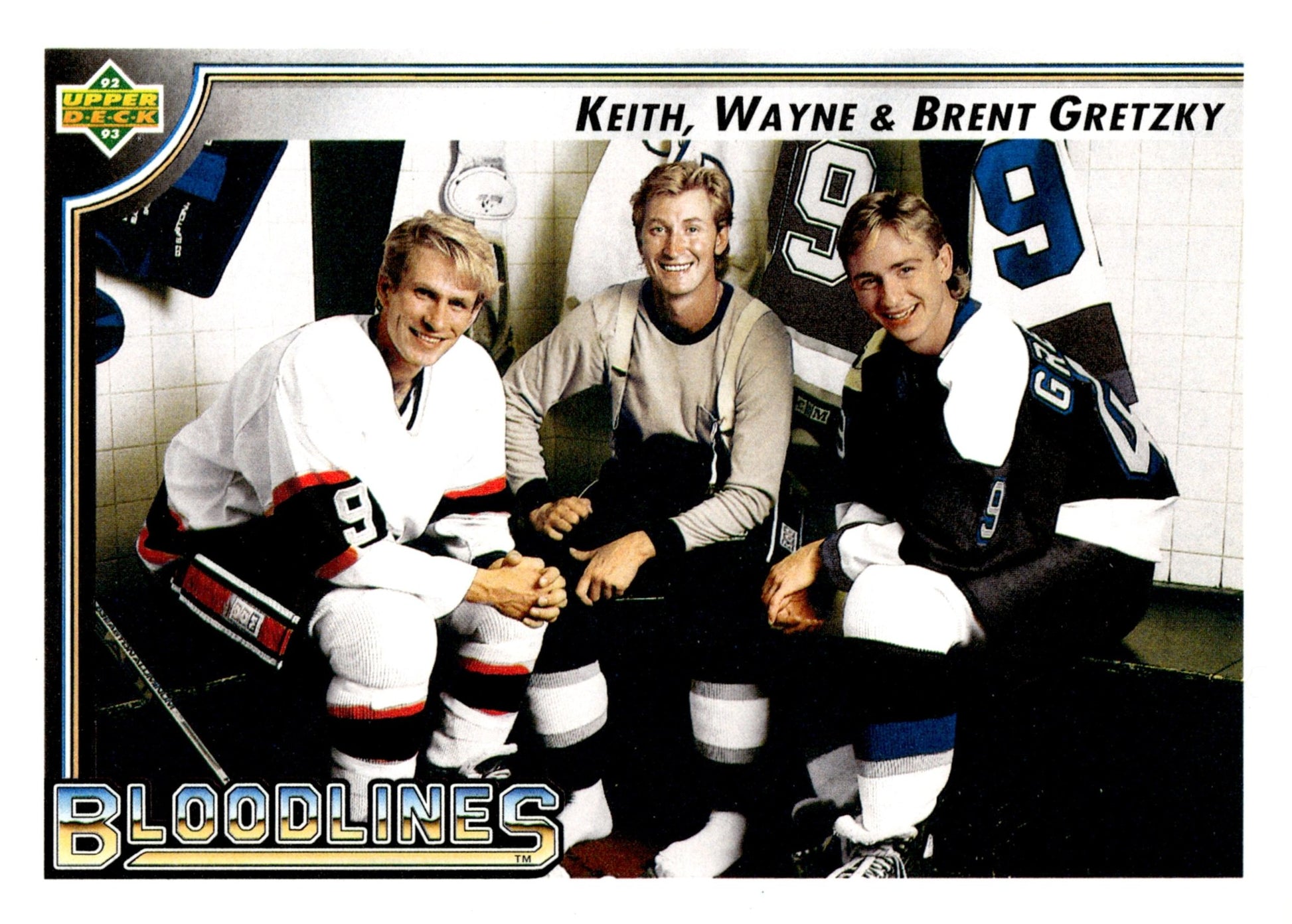 Wayne Gretzky 1992 - 93 Upper Deck Bloodlines #37 #2 - Collector Store LLC