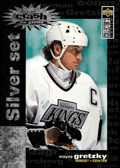 Wayne Gretzky 1995 - 96 UC Collector's Choice You Crash the Game Silver Set #C3 - Collector Store LLC