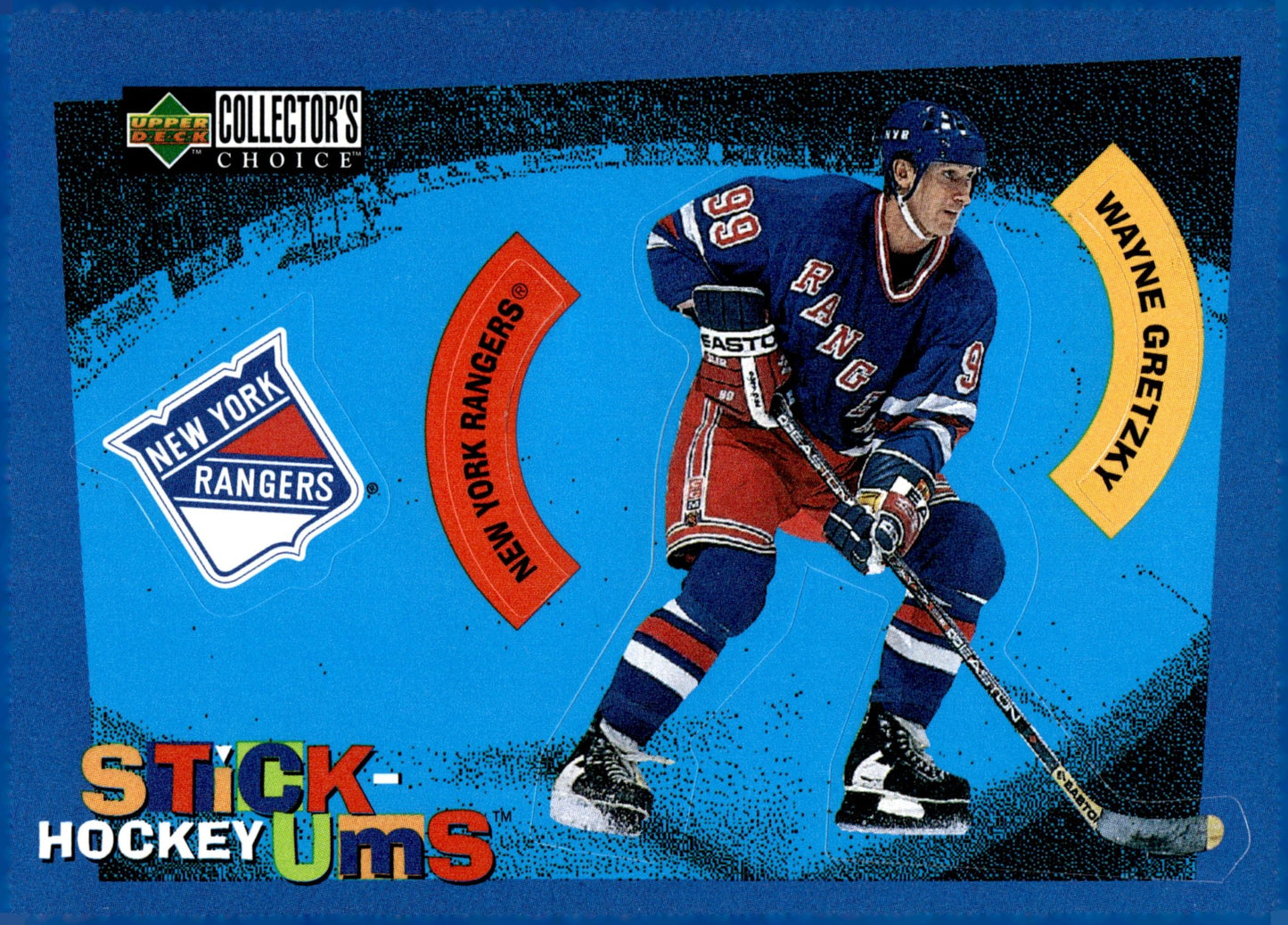 Wayne Gretzky 1997 - 98 Upper Deck Collector's Choice Stick Ums #S1 - Collector Store LLC