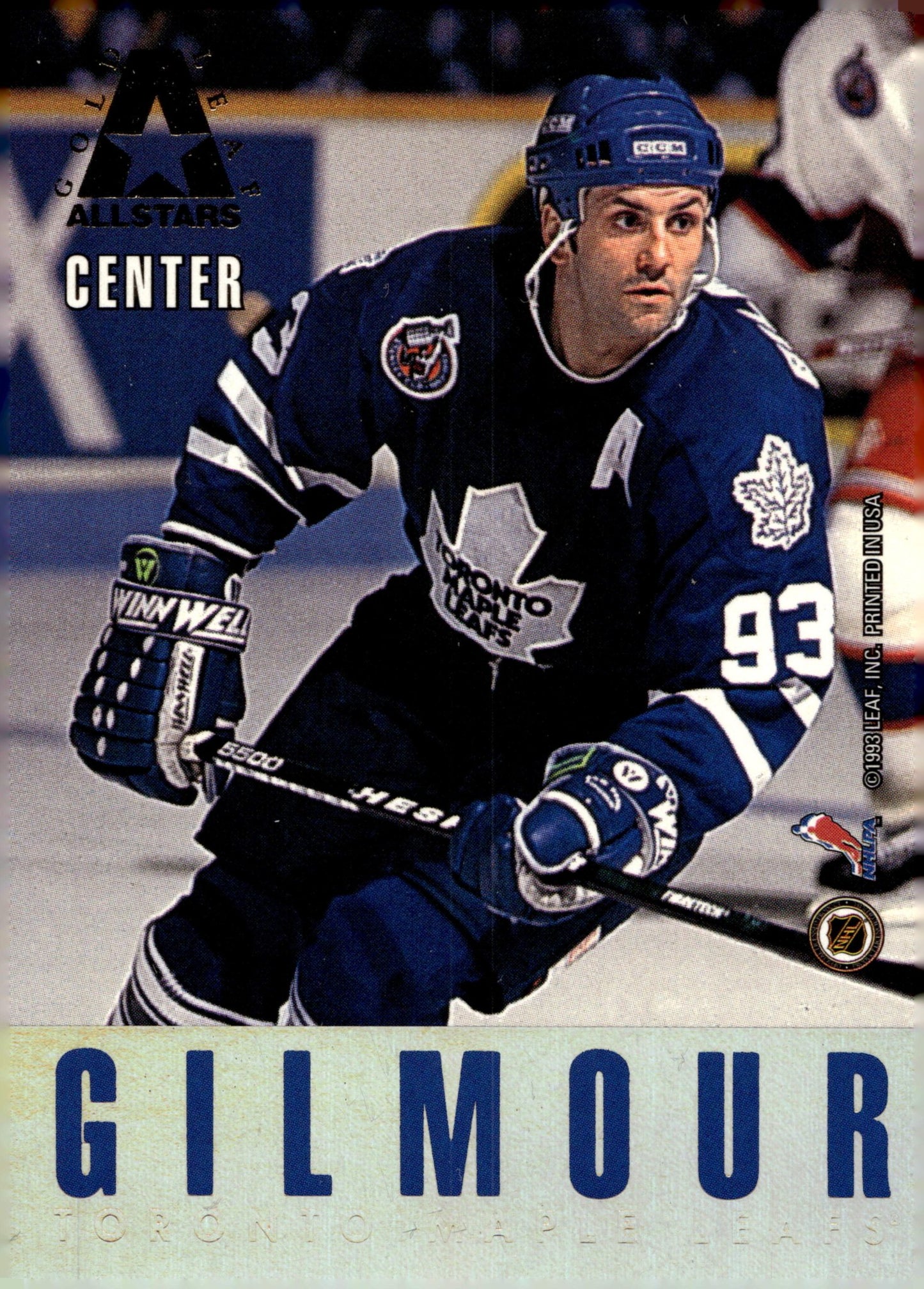 Wayne Gretzky / Doug Gilmour 1993 - 94 Leaf Gold All Stars #6 - Collector Store LLC