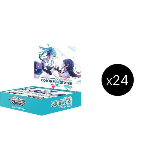 Weiss Schwarz TCG: Hatsune Miku Colorful Stage! Booster Box Case (24 Boxes) - Collector Store LLC