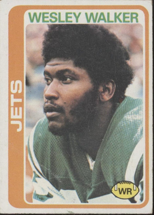 Wesley Walker 1978 Topps RC #327 New York Jets EX - Collector Store LLC