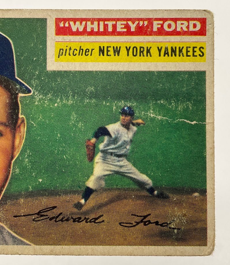 Whitey Ford 1956 Topps #240 New York Yankees GD - Collector Store LLC