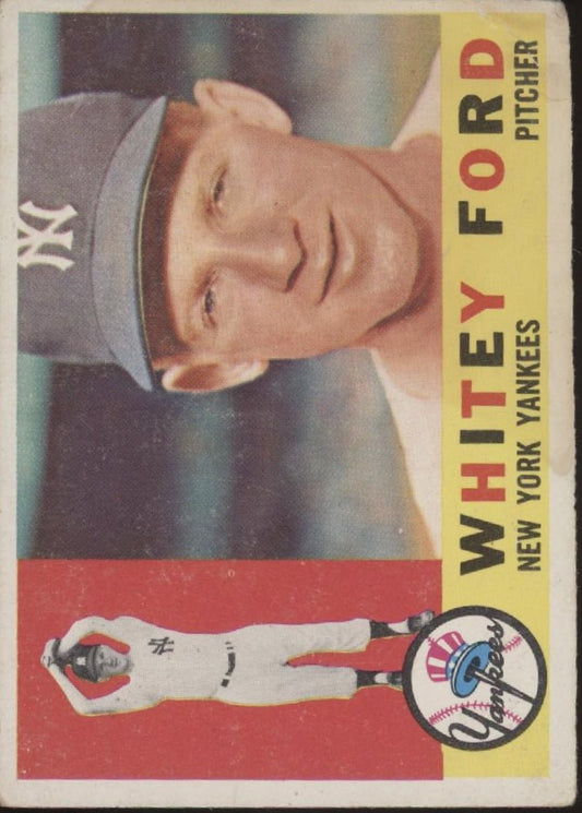 Whitey Ford 1960 Topps #35 New York Yankees GD - Collector Store LLC