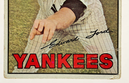 Whitey Ford 1967 Topps #5 New York Yankees VG - Collector Store LLC