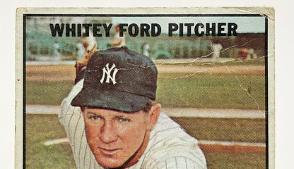 Whitey Ford 1967 Topps #5 New York Yankees VG - Collector Store LLC
