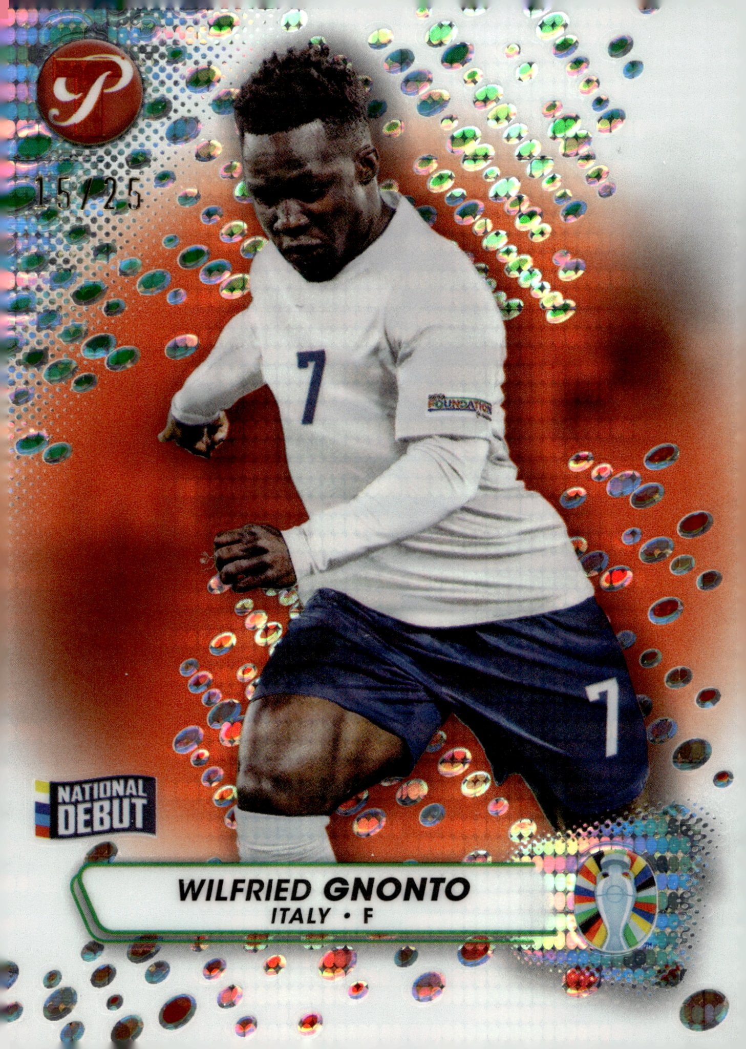 Wilfried Gnonto 2023 - 24 Topps Pristine Road to UEFA Euro National Debut #96 - Collector Store LLC