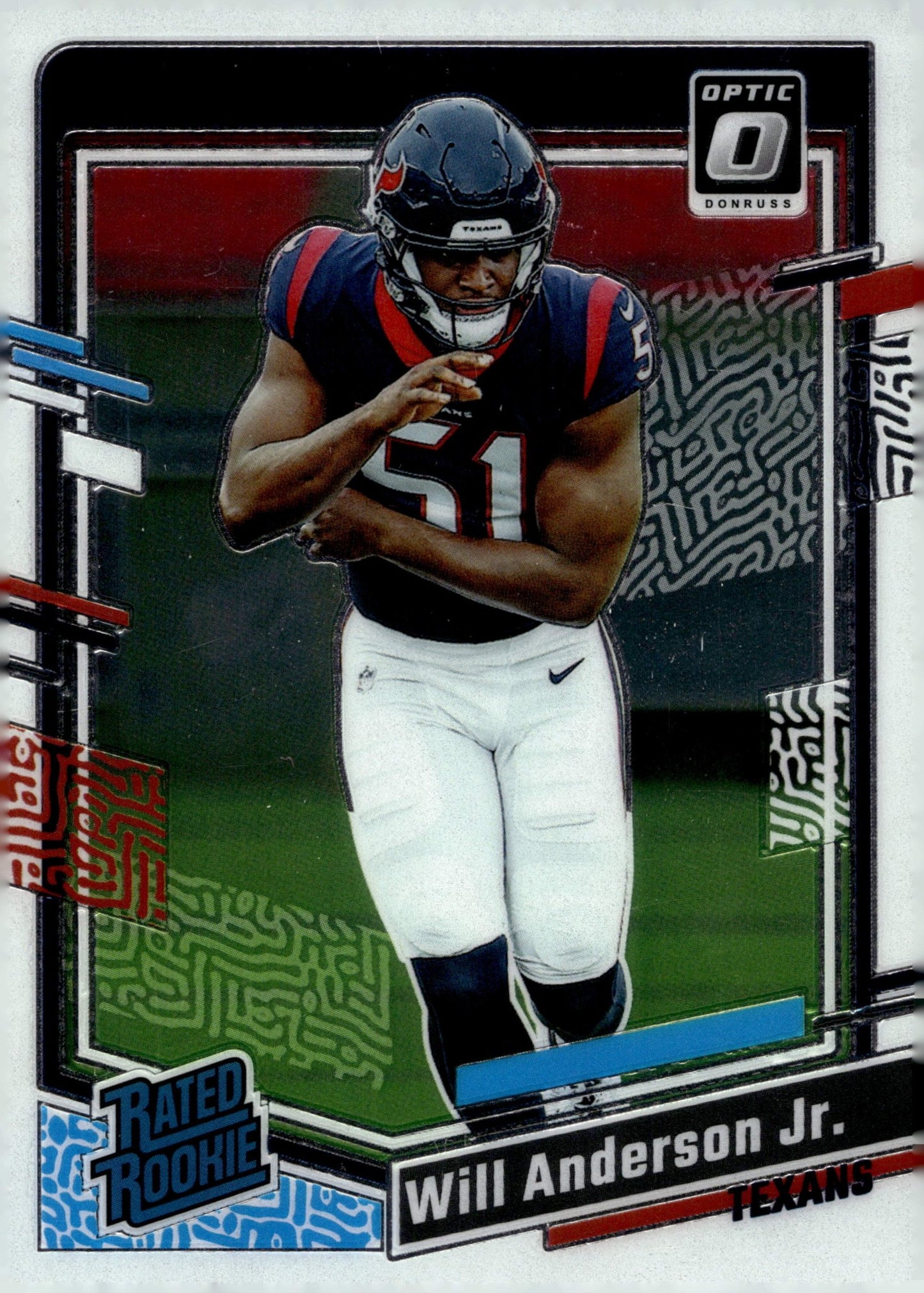 Will Anderson Jr. 2023 Panini Donruss Optic Rated Rookie RC #246 - Collector Store LLC