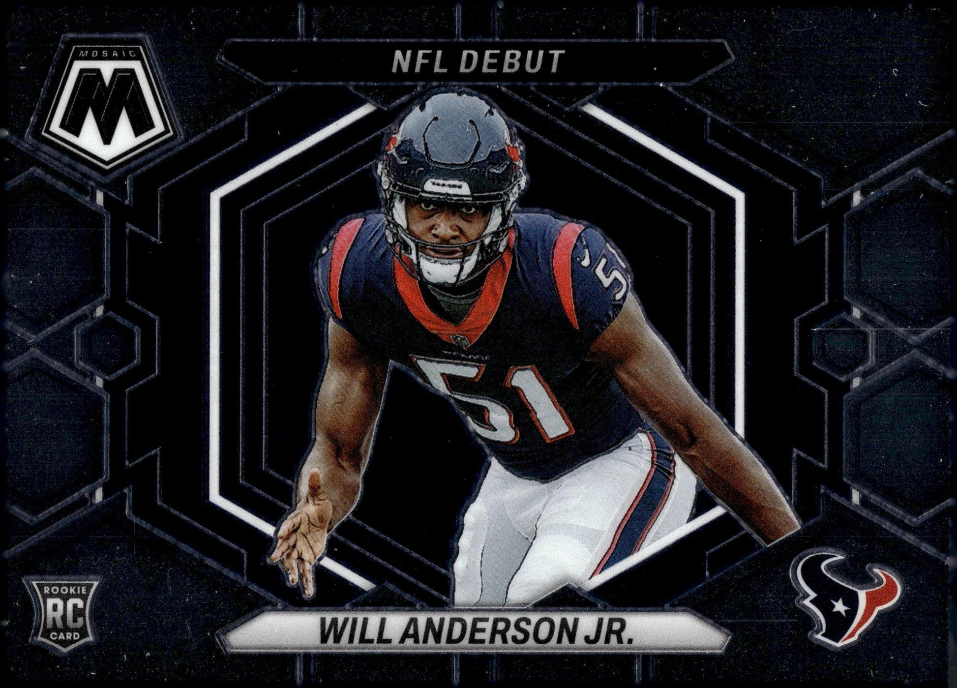 Will Anderson Jr. 2023 Panini Mosaic NFL Debut RC #ND - 19 - Collector Store LLC