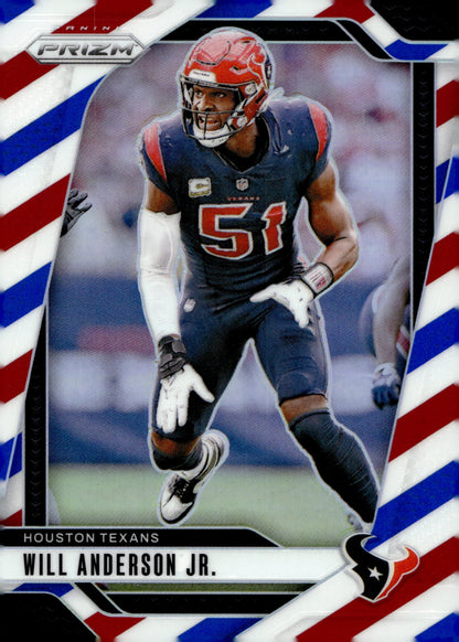 Will Anderson Jr. 2024 Panini Prizm Red White & Blue Prizm #116 #1 - Collector Store LLC