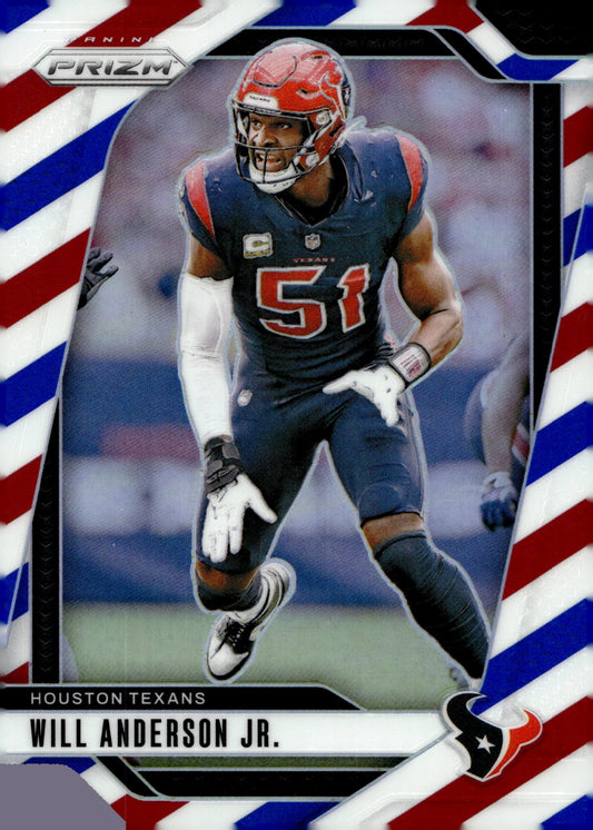 Will Anderson Jr. 2024 Panini Prizm Red White & Blue Prizm #116 #2 - Collector Store LLC