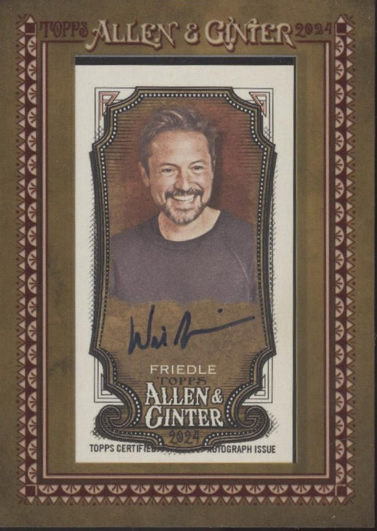 Will Friedle 2024 Topps Allen & Ginter Mini Framed Auto #MA - WF - Collector Store LLC