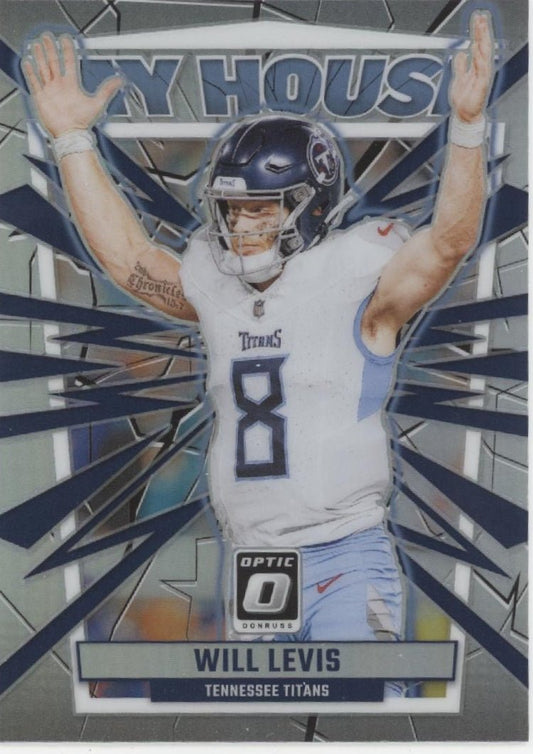 Will Levis 2023 Panini Donruss Optic My House Prizm RC #20 - Collector Store LLC