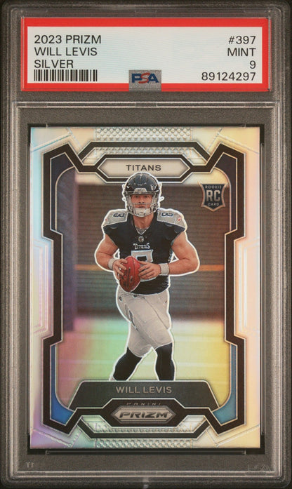 Will Levis 2023 Panini Prizm Silver Prizm RC #397 PSA 9 - Collector Store LLC