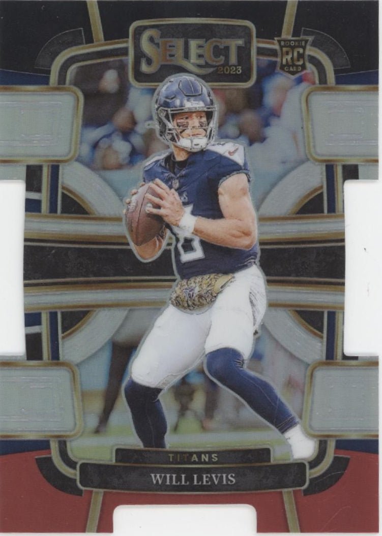 Will Levis 2023 Panini Select Die - Cut Tri Color Prizm RC #96 - Collector Store LLC