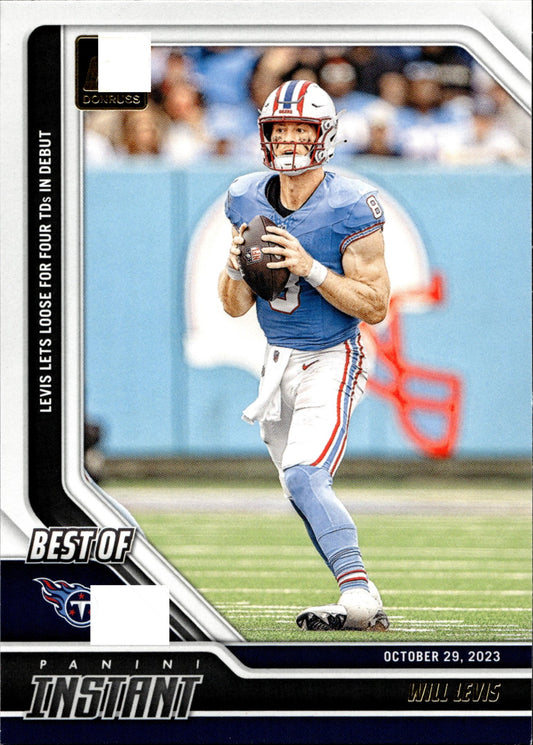 Will Levis 2024 Panini Instant Best of #3 - Collector Store LLC