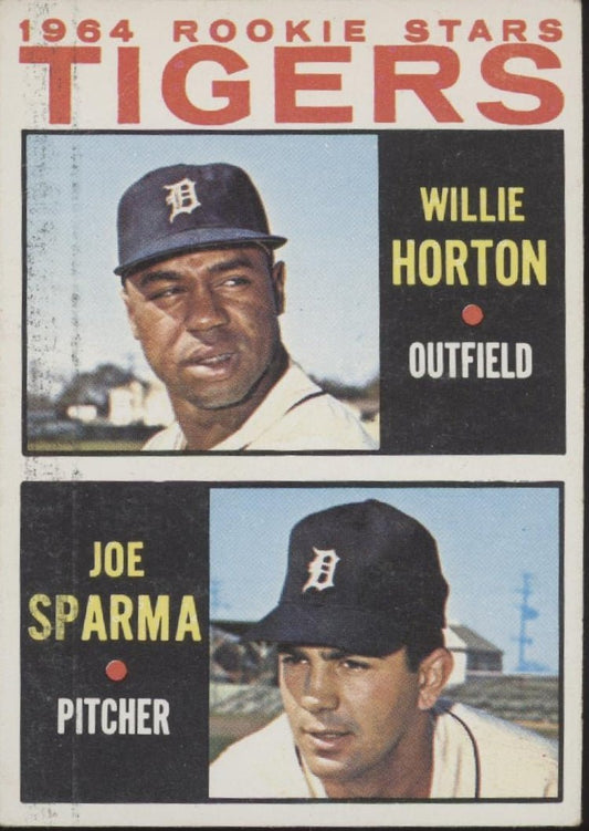 Willie Horton / Joe Sparma 1964 Topps Rookie Stars RC #512 VG - EX - Collector Store LLC